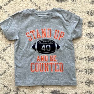 PEEK SHIRT size 2/3 Gale Sayers stand up